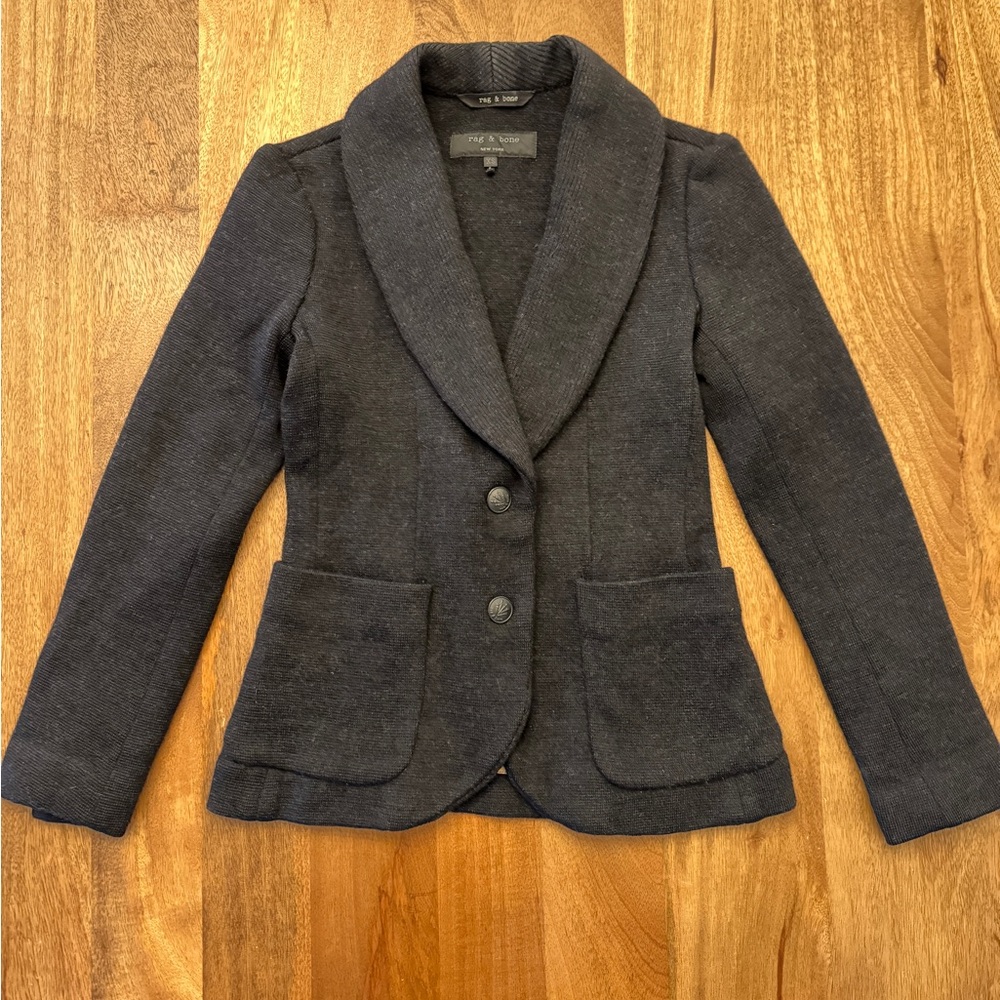 $495 Rag & Bone Wool Blazer Sz XS